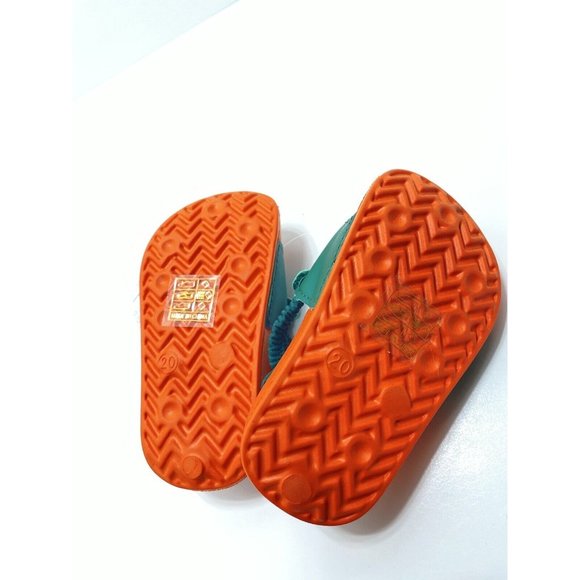 Brand New Boys Toddler Size 4 Green Crocodile Slip On Sandals Shoes Size 20/4 US - Picture 4 of 14